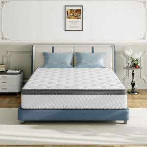 Medium Firm Hybrid Mattress with Bamboo Charcoal Gel